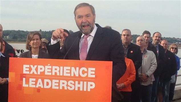 Thomas Mulcair en Moncton