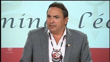 Native leader Perry Bellegarde urged indigenous people to vote even though he himself was at first ambivalent. 