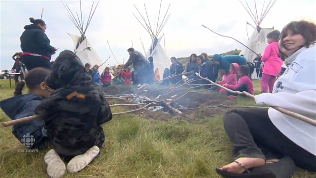 Native people from 13 First Nations in western Canada have gathered for their annual meeting to remember the past. Many think it’s not right for them to vote in an election to choose a Canadian government.