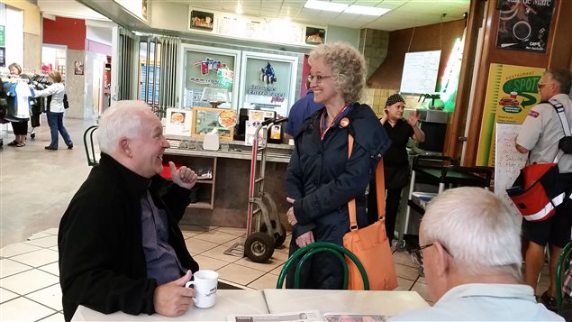 Gisèle Dallaire, candidate néo-démocrate dans Lac-Saint-Jean