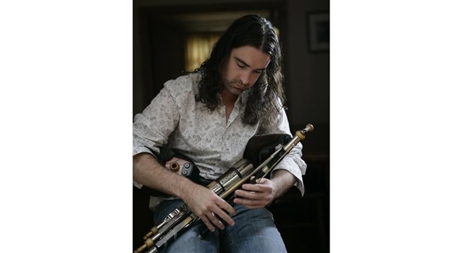 Michael O-Connel of Ireland is renowned player of the Irsish pipes and tours worldwide and a regular performer at this international festival of cletic traditions