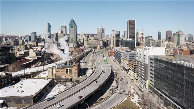 La demolición de la autopista Bonaventure forma parte de los trabajos.