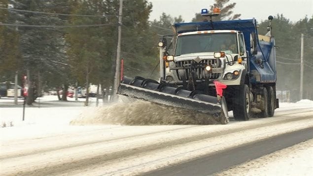 In winter, snow is plowed from roads and highways and often abrasives must be applied to prevent accidents.