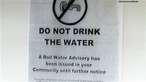 纳斯坎达印第安加保留区的自来水不能喝
