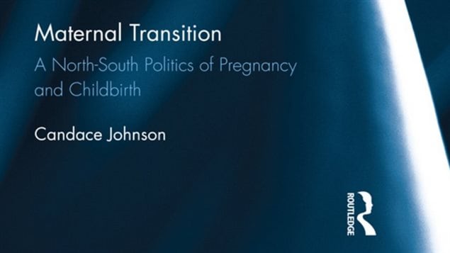 Parte de la portada del libro Maternal Transition de Candace Johnson.
