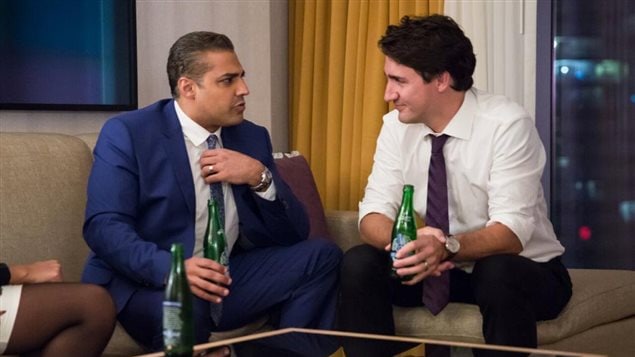 Mohamed Fahmy a rencontré le chef libéral Justin Trudeau.