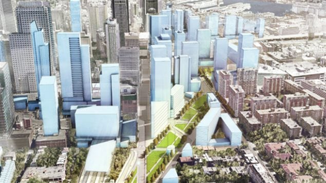 Le projet du nouveau Quartier des gares de Montréal. Le projet du nouveau Quartier des gares de Montréal.