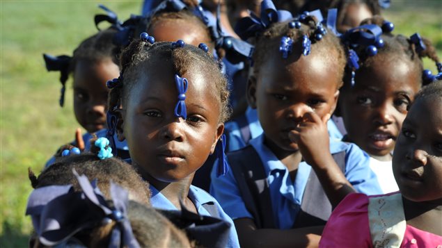 Des enfants haïtiens