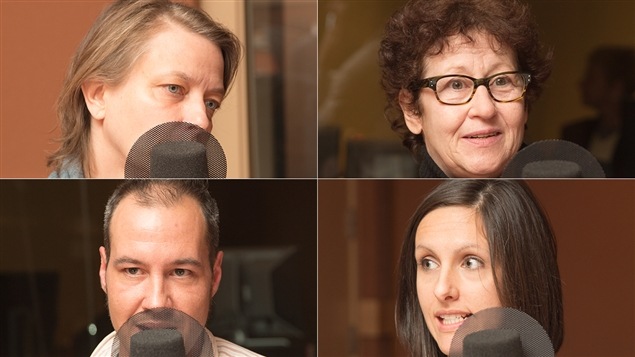 De gauche à droite et de haut en bas : Annie Roy, Sylvie Lemire, Mathieu Brunet et Catherine Girourard De gauche à droite et de haut en bas : Annie Roy, Sylvie Lemire, Mathieu Brunet et Catherine Girourard
