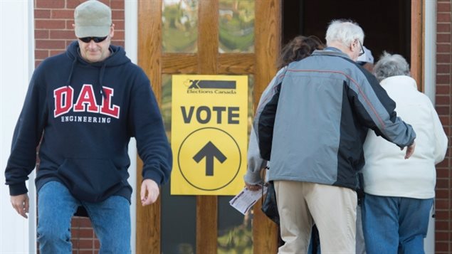 The biggest voter turnout is often among those between 65 and 74 years old. 78.8 per cent of those eligible cast ballots in the October 2015 federal election.