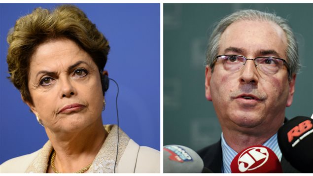 Dilma Rousseff y Eduardo Cunha