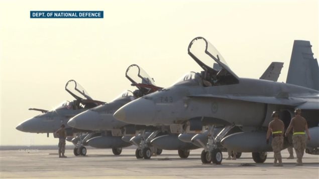 Canadian CF-18s arrived at an undisclosed airbase in Kuwait on July 16, 2015 to assist in Operation Impact against Islamic State.