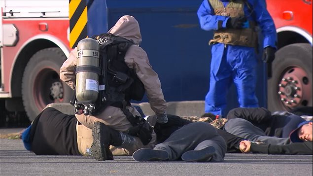 Simulación de un ataque terrorista en Montreal. 