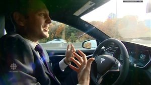 CBC记者试验Tesla汽车的自动驾驶功能