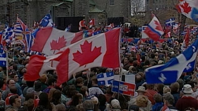 Just days before the referendum vote that almost broke up Canada, tens of thousands of Canadians, dismayed at the lack of action by the federal government held an ad hoc rally in Montreal to show Quebeckers that
