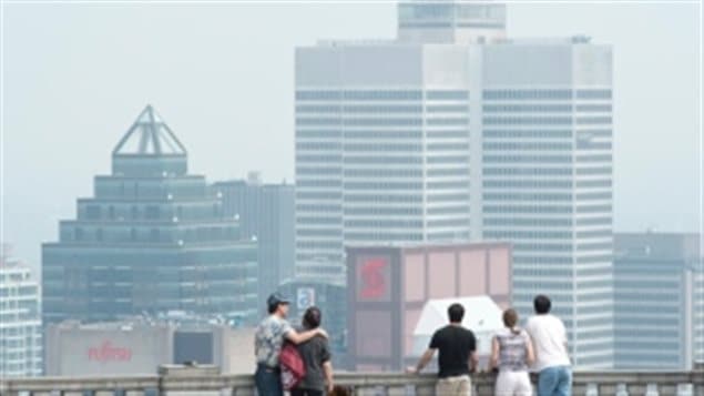 Montreal is seen in a file photo during a smog warning in 2013.