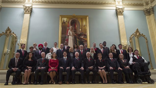 El primer gabinete de Justin Trudeau