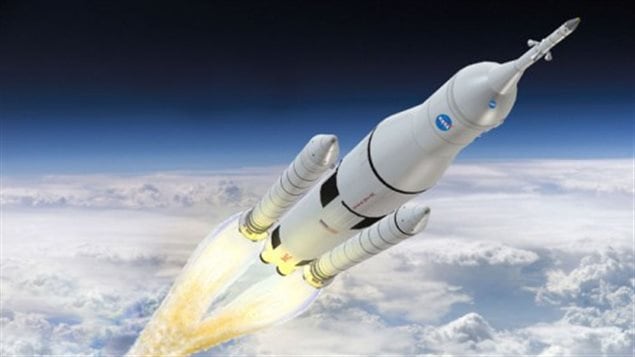 Représentation de l'ascension du vaisseau Orion. À la suite du nouveau processus de sélection lancé cette semaine, La NASA annoncera la liste des personnes sélectionnées à la mi-2017.