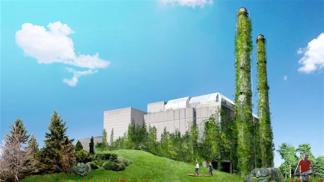 Projet de Cathédrale verte avec l'ancien incinérateur dans Rosemont-la-Petite-Patrie Projet de Cathédrale verte avec l'ancien incinérateur dans Rosemont-la-Petite-Patrie