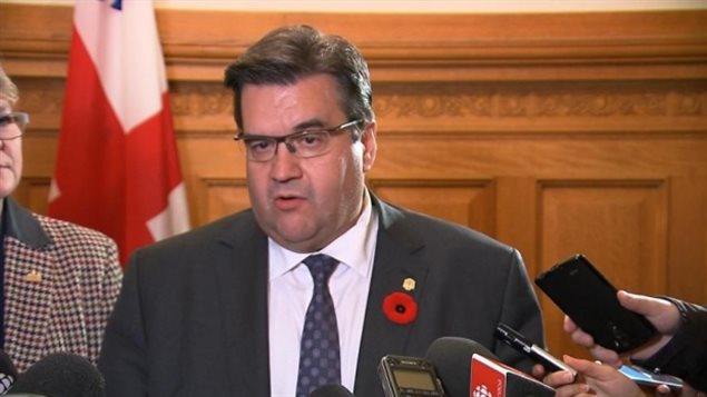 Montreal Mayor Denis Coderre hinted that the discharge of billions of litres of raw sewage into the St. Lawrence River could begin as early this week. (CBC)