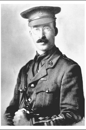 Captain, later Lt-Col, Francis Scrimger of Montreal, first Canadian officer in WWI to be awarded the Victoria Cross for his actions in the Second Battle of Ypres, the same battle that inspired John McCrae's