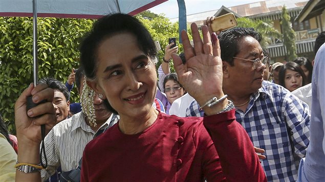 Aung San Suu Kyi, el 8 de noviembre pasado. 