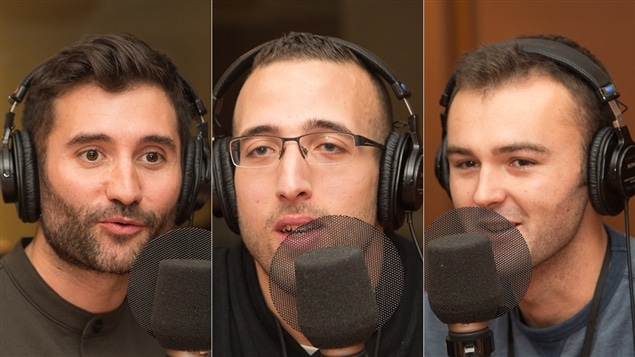 Arnaud Granata, Malik Belayachi et Benjamin Aufray. Arnaud Granata, Malik Belayachi et Benjamin Aufray.