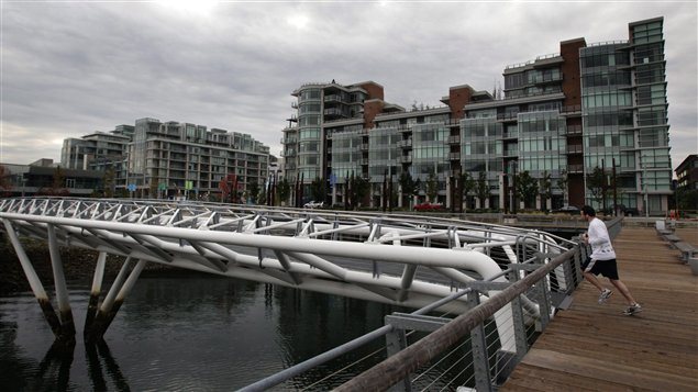 Le village olympique à Vancouver en octobre 2010, bâti selon les principes LEED.