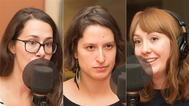 Sarah Gagnon-Piché, Sara Hébert et Rose-Aimée T. Morin Sarah Gagnon-Piché, Sara Hébert et Rose-Aimée T. Morin