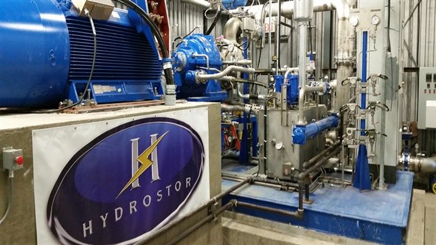 Hydrostor energy conversion centre 2: Hydrostor’s on-shore energy conversion centre The company claims 60% efficiency which is enough to make it viable (40% energy loss during conversion)