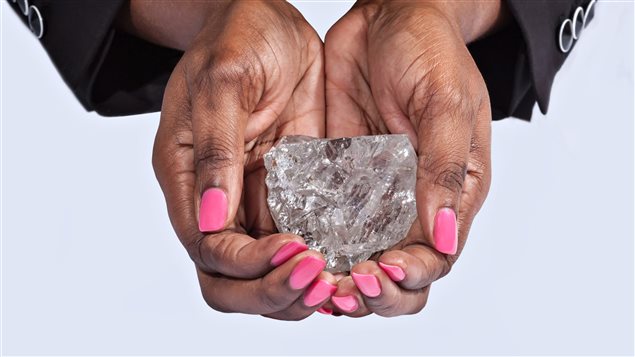 This 1,111-carat gem quality diamond found in Botswana by a Canadian mining company is said to be one of the world’s largest.