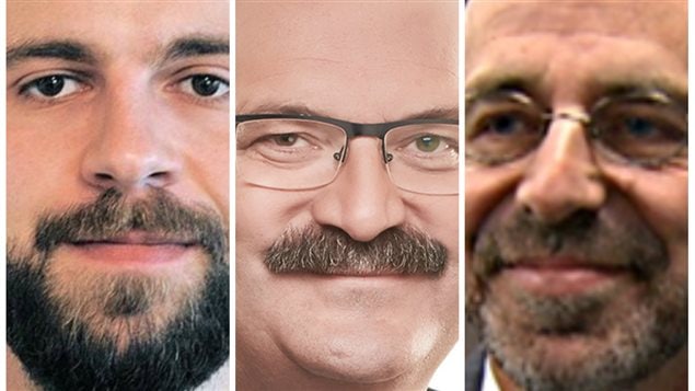 De izquierda a derecha: Maxime Carrier-Légaré, Pierre Boivin y Patrice Martin.