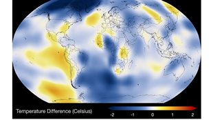 Global temperatures for 1900.. Temperature is in degrees Celsius