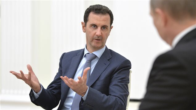 Bachar al-Assad y Vladimir Putín