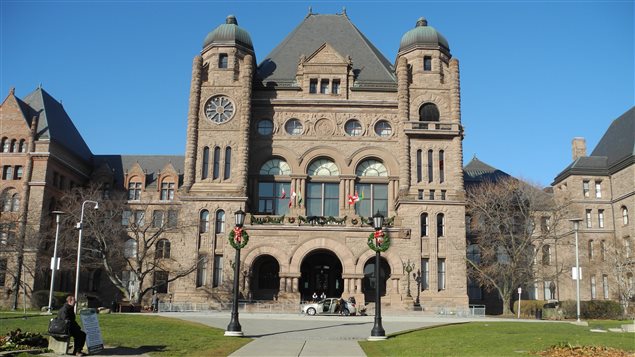مبنى الجمعية التشريعية لمقاطعة أونتاريو في تورونتو (أرشيف).