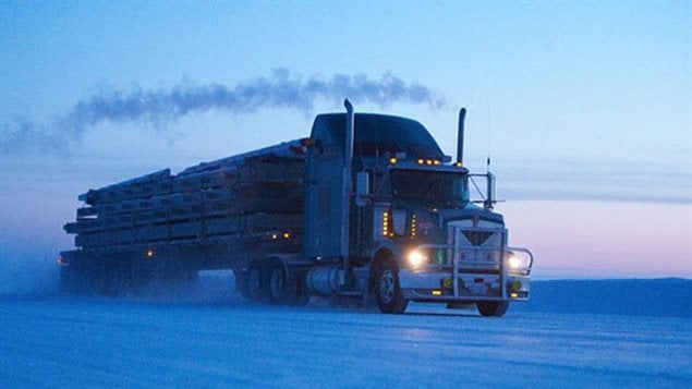 Sur la route de glace vers Attawapiskat