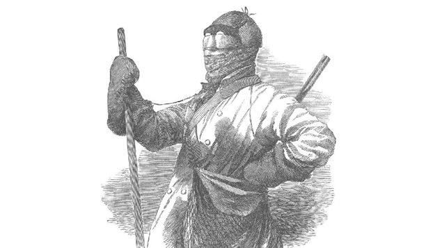 HMS Investigator Capt McClure in Arctic attire