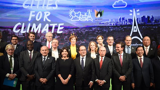 Plus de 700 maires du monde se sont réunis en 2015 à l’Hotêl de ville de Paris dans le cadre de la conférence sur le climat.
