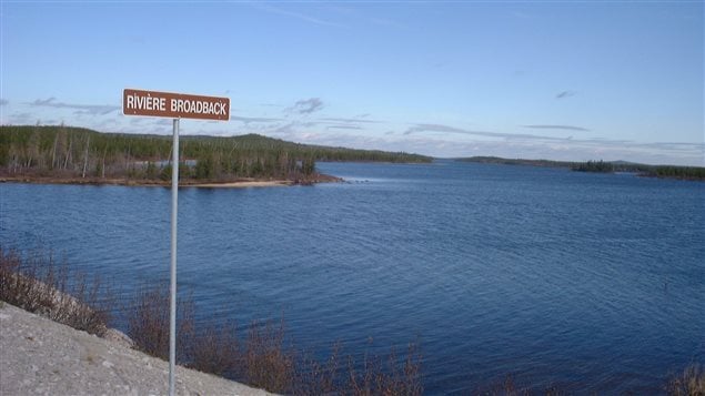 Broadback River and watershed. The Cree inhabitants say the are should be protected from logging and other development.