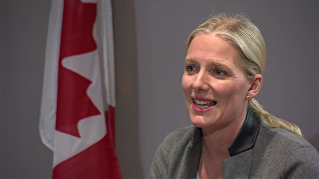 Catherine McKenna, ministra de Medioambiente de Canadá.