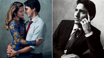 Prime Minister Justin Trudeau and his wife, Sophie Grégoire-Trudeau, posed for photos in Vogue magazine. 