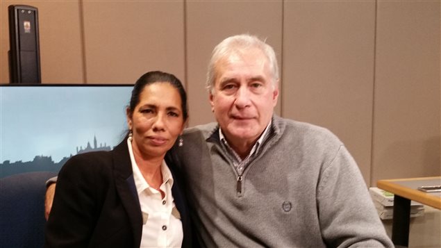 Sueli Rolon dos Santos et Daniel Mathieu. Sueli Rolon dos Santos et Daniel Mathieu.