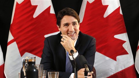 Justin Trudeau, lors de son entrevue à La Presse canadienne.