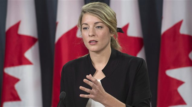  Minister of Canadian Heritage Melanie Joly announces the momument for the victims of communisim will start over with a new location and selection process Thursday, December 17, 2015 in Ottawa. 