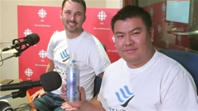 Troy Paquette (left) and Moses Lam are the founders of Vitality Air