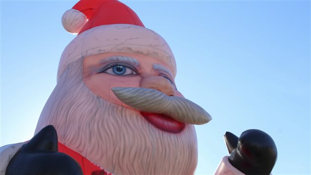 Père Noël gonflable Père Noël gonflable