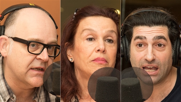 Jacques Beauchamp, Sophie Faucher et Patrick Masbourian Jacques Beauchamp, Sophie Faucher et Patrick Masbourian