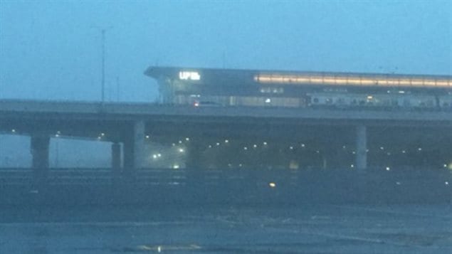 Aeropuerto Internaional Lester B. Pearson de Toronto esta mañana.