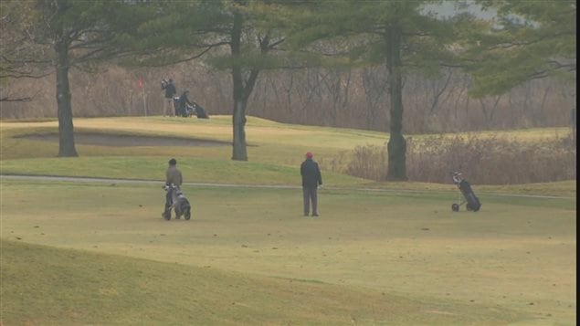 Golfers still out on the links in southern Ontario in mid-December..almost unheard of. The southern area has had the least amount of snow in its history for the months of November and December