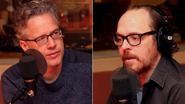 Marc Cassivi, chroniqueur culturel, et Fabien Cloutier, auteur et comédien Marc Cassivi, chroniqueur culturel, et Fabien Cloutier, auteur et comédien